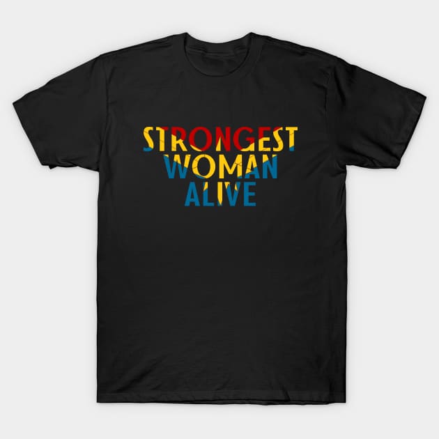 Strongest Woman a Live Marvel Captain Marvel T-Shirt by Salty Crew